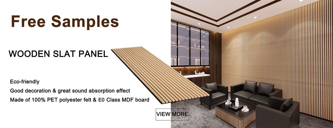 PET wooden acoustic panels